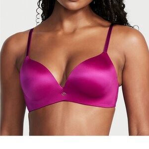 Victoria's Secret Satin Bra - Fuchsia